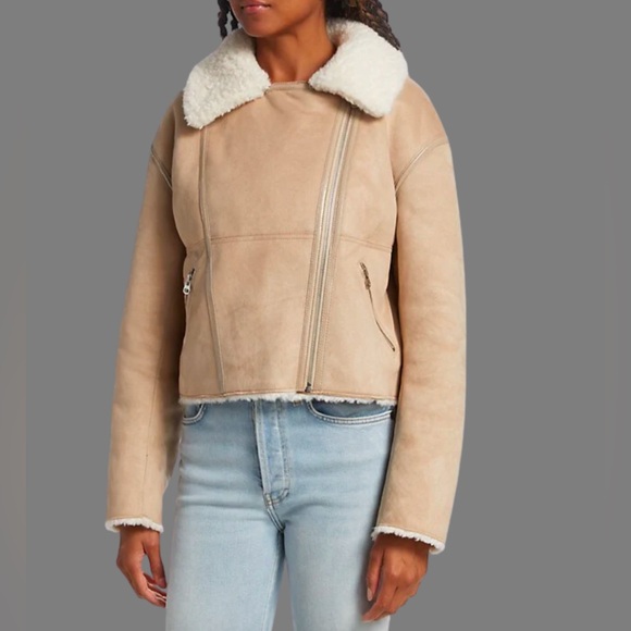 CAMI NYC SAM TAUPE REVERSIBLE JACKET size XXS - Picture 3 of 10